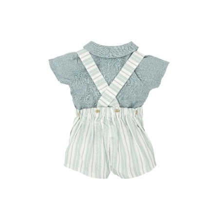 Conjunto Peto Tirantes Cuello Bebe Susurro De Babidu
