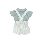 Conjunto Peto Tirantes Cuello Bebe Susurro De Babidu