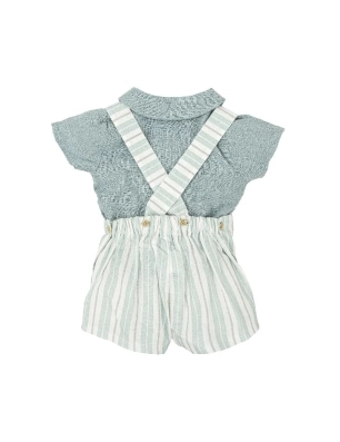 Conjunto Peto Tirantes Cuello Bebe Susurro De Babidu