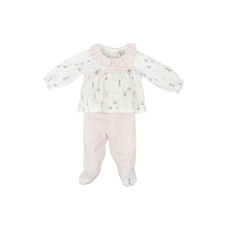 Conjunto Polaina Bebe Niña Mirada De Babidu