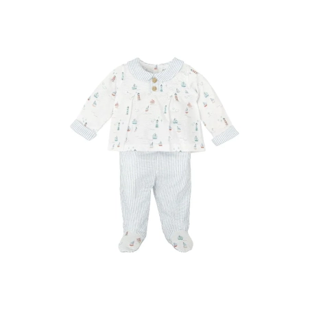 Conjunto Polaina Bebe Niño Mirada De Babidu