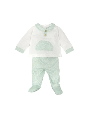 Conjunto Polaina Cuello Bebe Niño Dulzura De Babidu