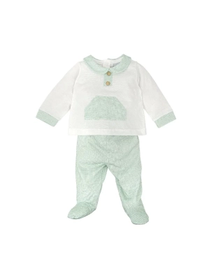 Conjunto Polaina Cuello Bebe Niño Dulzura De Babidu