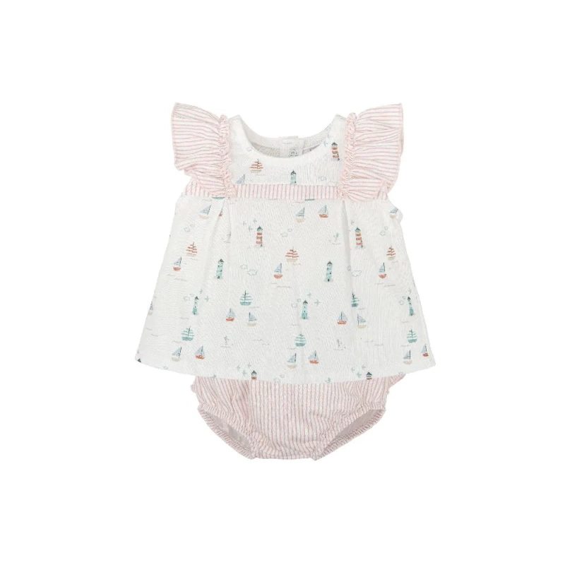 Conjunto Ranita Bebe Niña Mirada De Babidu