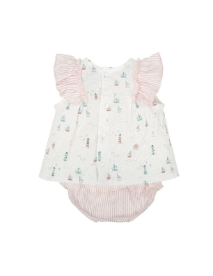 Conjunto Ranita Bebe Niña Mirada De Babidu