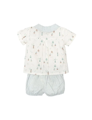 Conjunto Ranita Manga Corta Claridad De Babidu