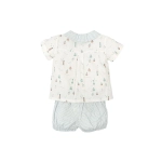 Conjunto Ranita Manga Corta Claridad De Babidu