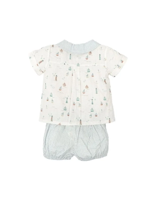 Conjunto Ranita Manga Corta Claridad De Babidu