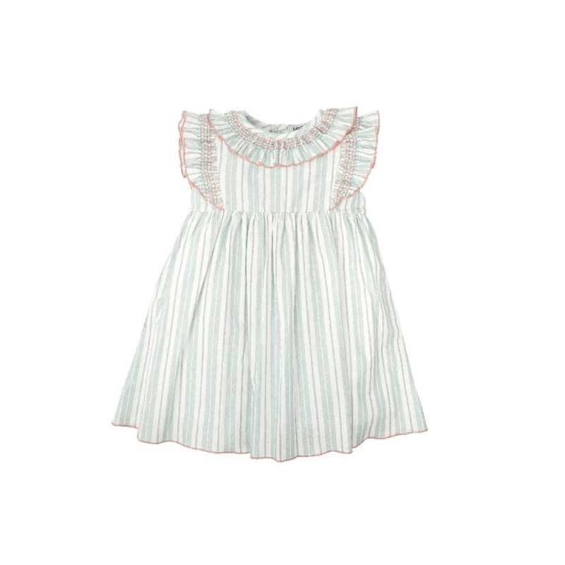 Vestido Nido Abeja Sin Manga Susurro De Babidu Vestido Nido Abeja Sin Manga Susurro De Babidu