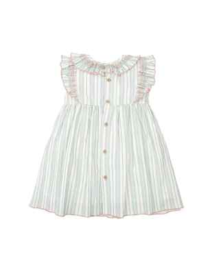 Vestido Nido Abeja Sin Manga Susurro De Babidu