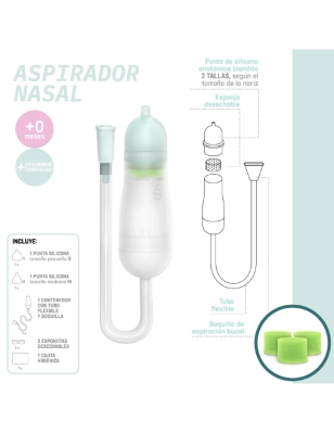 Aspirador Nasal Anatómico de Suavinex