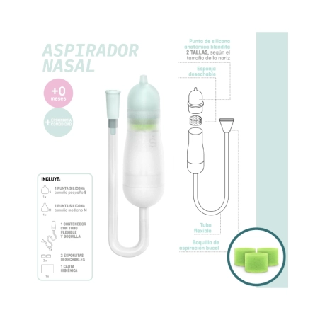 Aspirador Nasal Anatómico de Suavinex