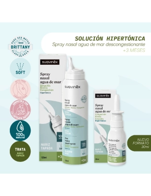 Spray Nasal Agua de mar para bebés de Suavinex