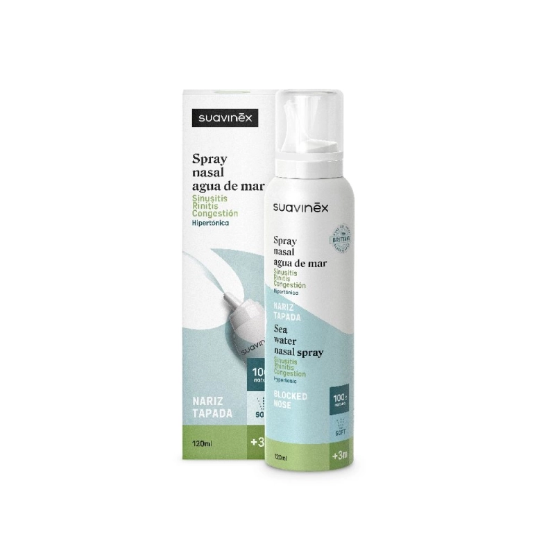Spray Nasal Agua de mar para bebés +3m de Suavinex