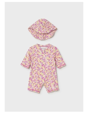 Conjunto Baño Pelele Con Gorro De Mayoral