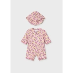 Conjunto Baño Pelele Con Gorro De Mayoral