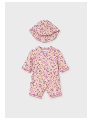 Conjunto Baño Pelele Con Gorro De Mayoral