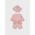 Conjunto Baño Pelele Con Gorro De Mayoral