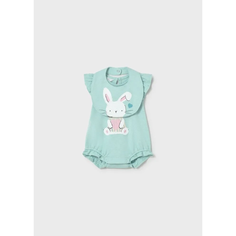 Conjunto Pelele Y Babero De Mayoral