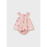 Vestido Lino Estampado De Mayoral