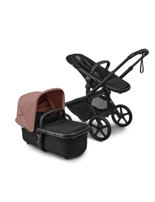 Cochecito 2 piezas Bugaboo Fox 5 Renew Black / Dusty Pink
