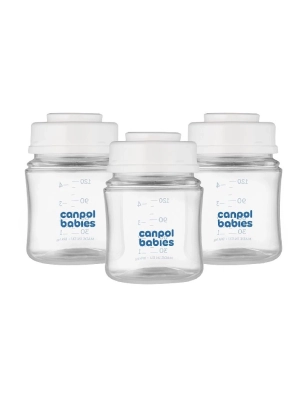 Pack botes para almacenar leche materna de Canpol Babies