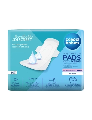 Compresas Postparto Discreet Alas Día de Canpol Babies
