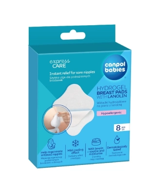 Discos absorbentes Hidrogel calmantes Lanolina de Canpol Babies