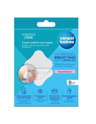 Discos absorbentes Hidrogel calmantes Lanolina de Canpol Babies
