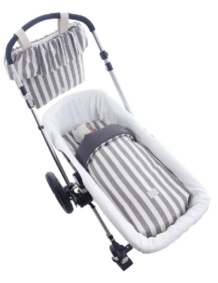 Saco Capazo Raya de Uzturre Gris Oscuro