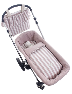 Saco Capazo Raya de Uzturre Rosa Empolvado