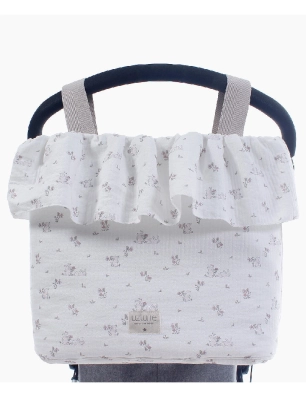 Bolso Talega Volante Pablo de Uzturre Rosa Empolvado