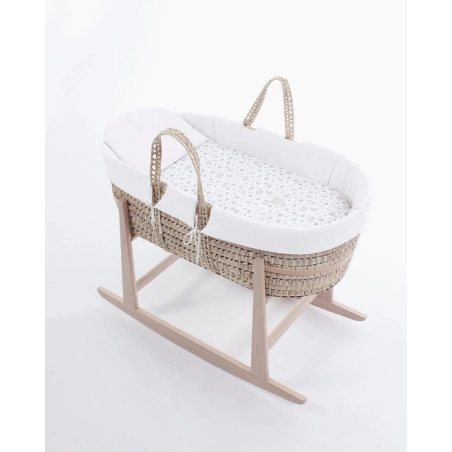 Capazo Mimbre Celia de Uzturre Beige