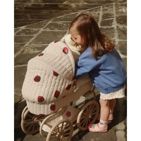 Cochecito Minnie Muñecas Strawberries de Konges Slojd