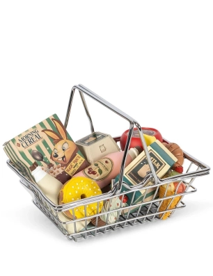 Cesta compra con alimentos de Konges Slojd