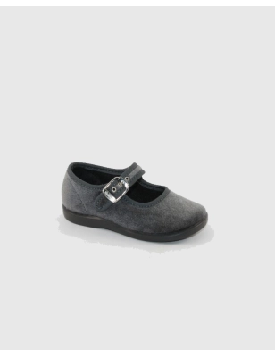 Merceditas de Terciopelo de Vulladi Gris
