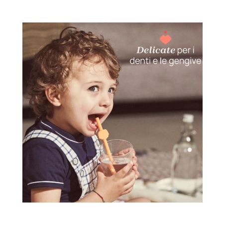 Set 6 pajitas Silicona de Chicco