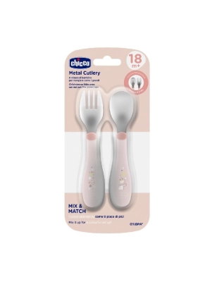 Set cubiertos acero de Chicco