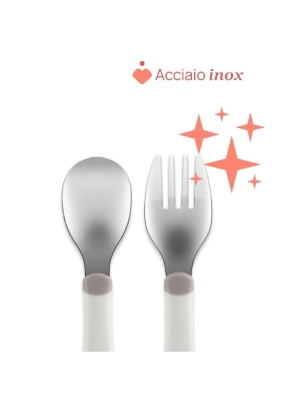 Set cubiertos acero de Chicco