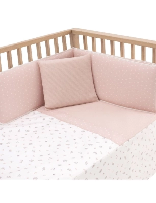 Juego  Colcha y protector Calma de Cambrass Rosa