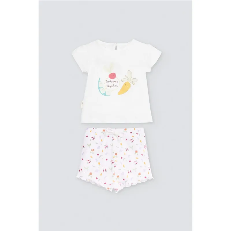 Conjunto Bebe Manga Corta De Ysabel Mora