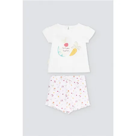 Conjunto Bebe Manga Corta De Ysabel Mora