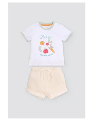 Conjunto Bebe Manga Corta De Ysabel Mora