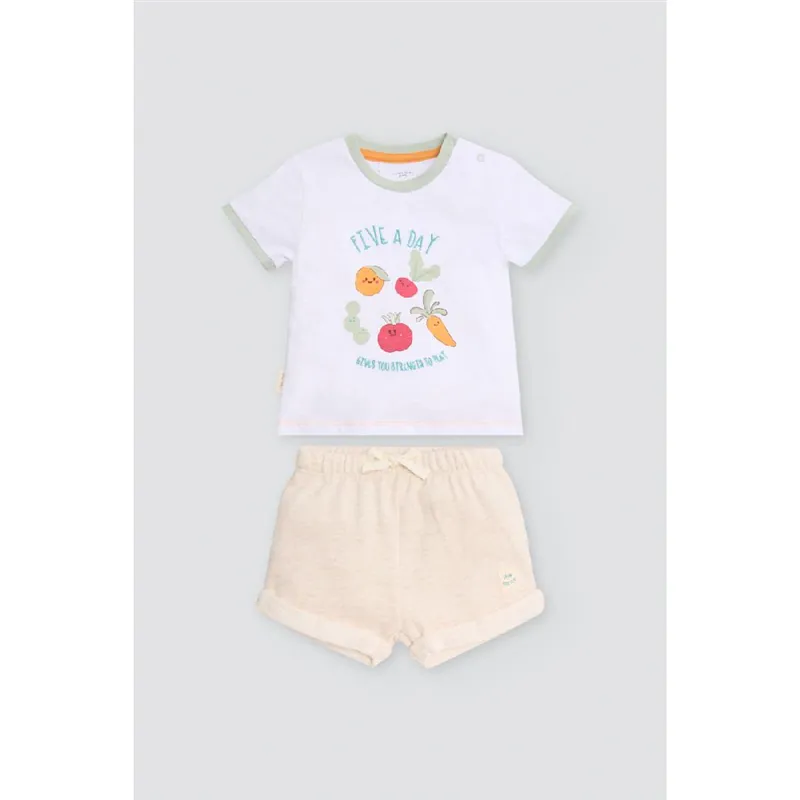 Conjunto Bebe Manga Corta De Ysabel Mora