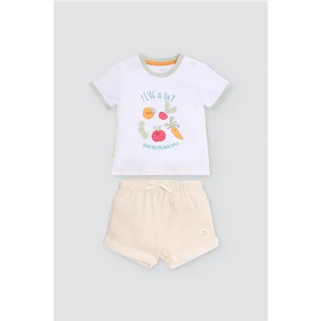Conjunto Bebe Manga Corta De Ysabel Mora