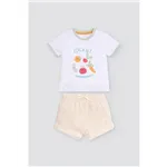 Conjunto Bebe Manga Corta De Ysabel Mora