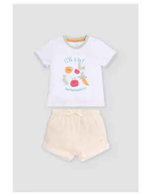 Conjunto Bebe Manga Corta De Ysabel Mora