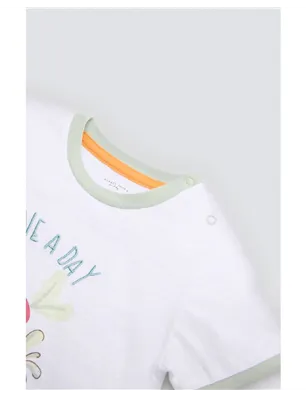 Conjunto Bebe Manga Corta De Ysabel Mora