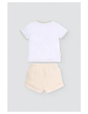 Conjunto Bebe Manga Corta De Ysabel Mora