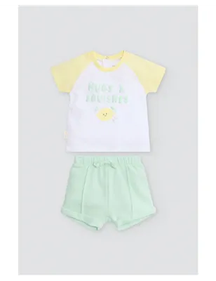 Conjunto Bebe Manga Corta De Ysabel Mora